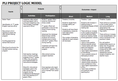 Logic Model Picture