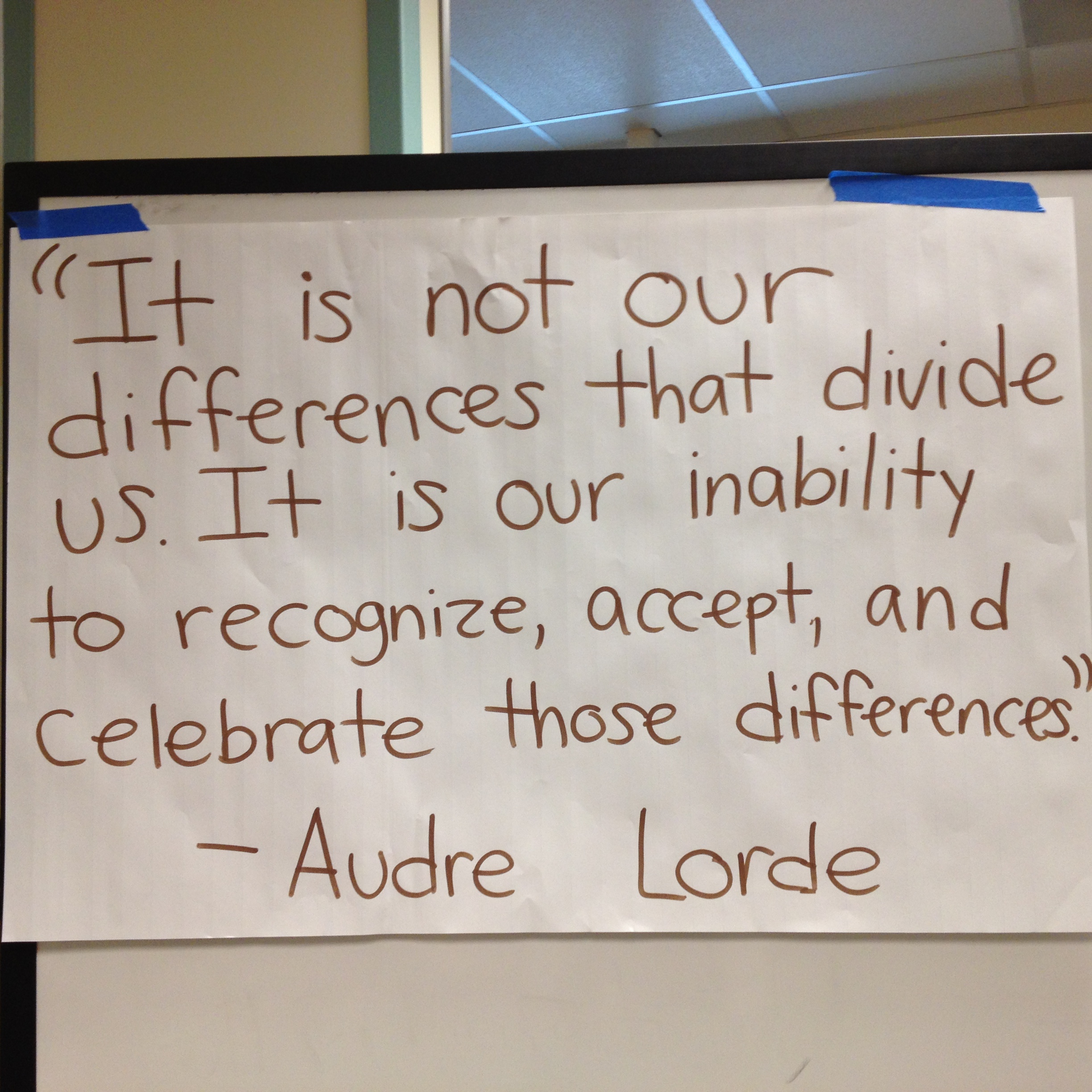 Audre Lorde Quote